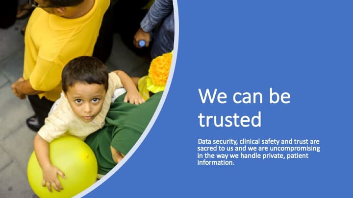 We can be trusted slide